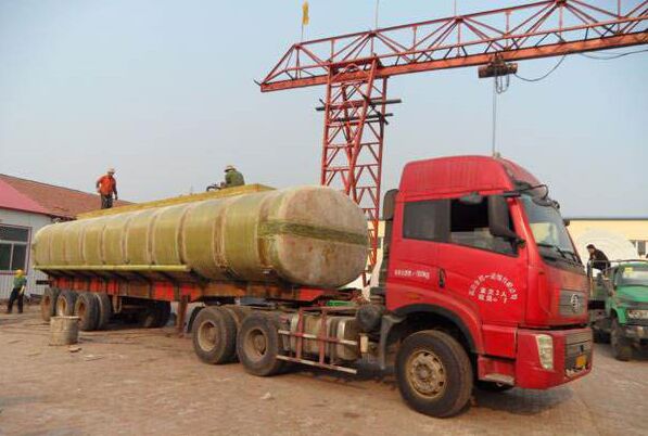 玻璃钢运输罐的固定系统使用优势及工艺特点 玻璃钢运输罐