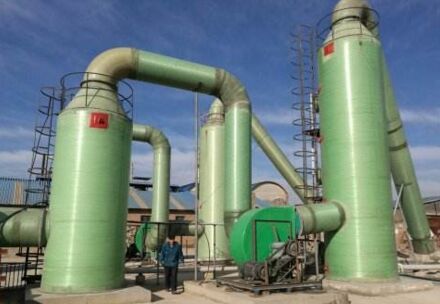 玻璃钢脱硫塔安装过程中八个要求及需要改进技术有哪些 玻璃钢脱硫塔