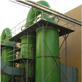 玻璃钢脱硫塔安装注意事项及是怎么防腐的 玻璃钢脱硫塔